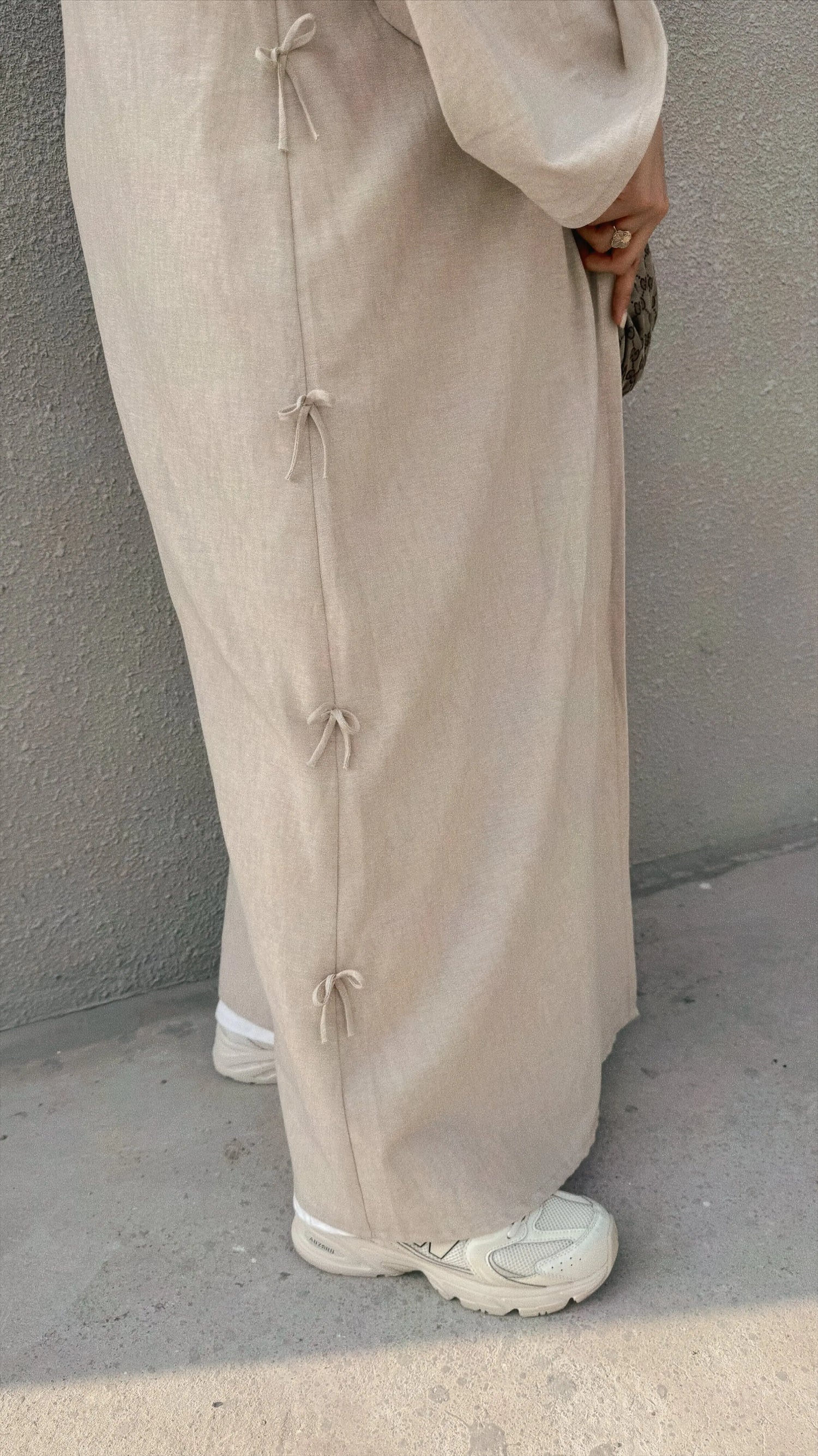 bow abaya, cute abaya, summer abaya, open abaya, 